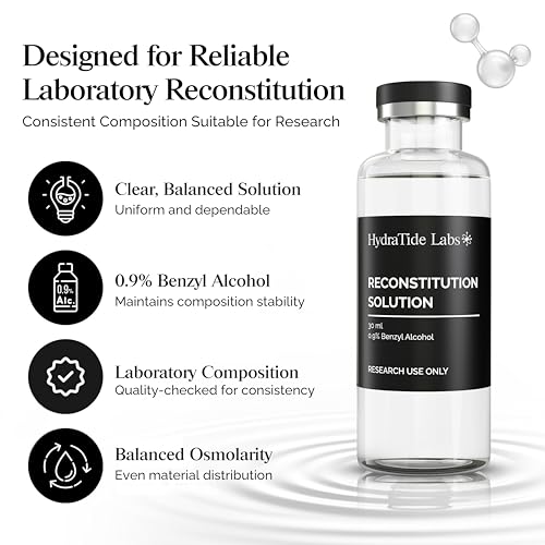 Reconstitution Solution – Deionized Water with 0.9% Benzyl Alcohol | for Research Use Only